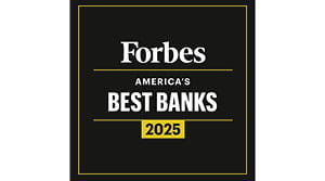 Forbes America's Best Banks 2025 Logo