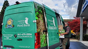 Donation pickup at our South Grants Pass, Ore. branch