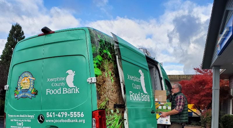 Donation pickup at our South Grants Pass, Ore. branch