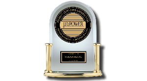 J.D. Power 2025 Banner Bank trophy