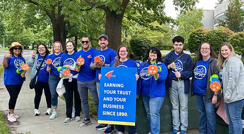 Spokane employees at the Boulevard Race