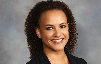 Female Banner Bank employee of African American decent