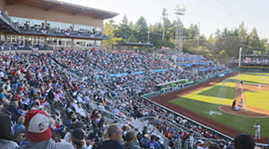 Tacoma Rainiers crowd during a game