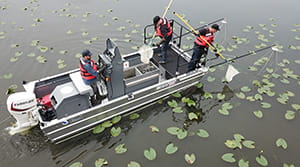 Smith-Root electrofishing boat