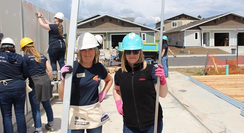Banner employees building homes with Habitat for Humanity