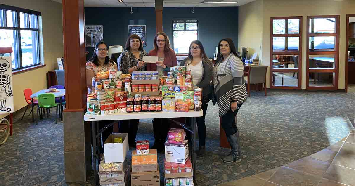 Annual Food Drive Sets A Record Banner Bank
