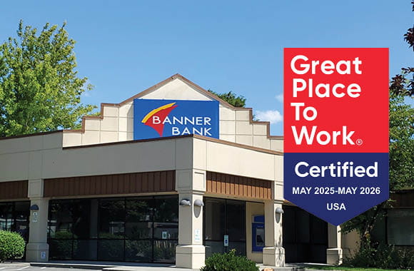 Woodinville branch and great places to work logo