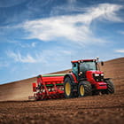 tractor out in the field