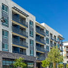 Exterior of affordable housing units