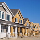 Housing development construction site financed by a Banner Bank homebuilder construction loan