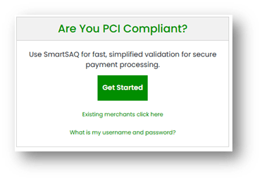 Are you PCI Compliant? Get started example