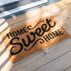 Home sweet home door mat