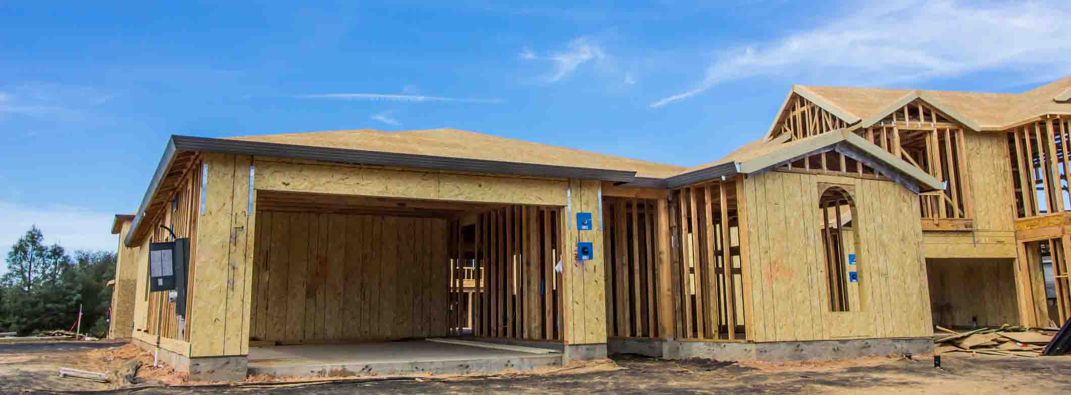 home being constructed