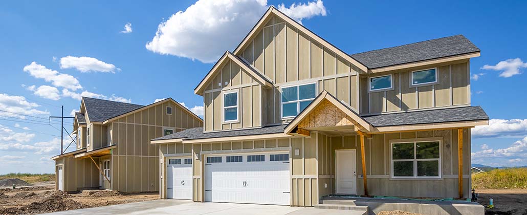 Home being constructed in Spokane, Wa