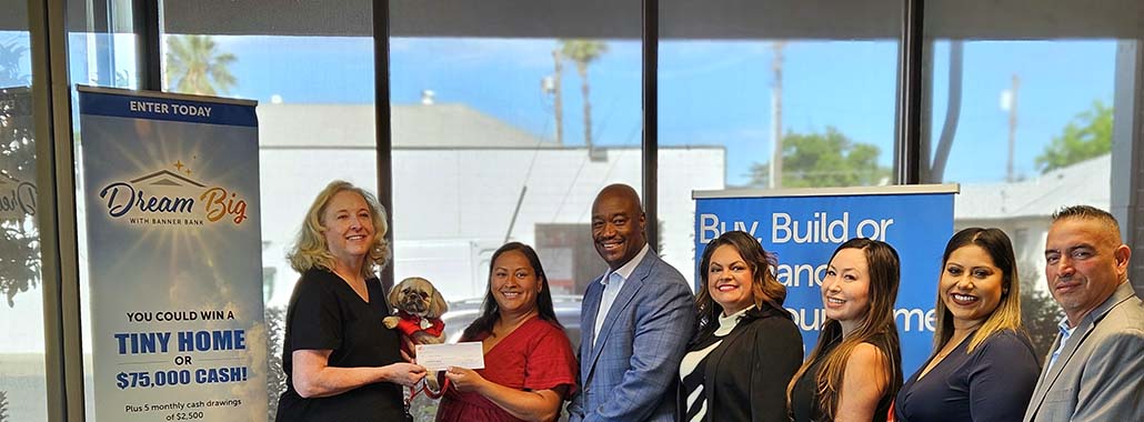 Check presentation to Linda from our Galt team