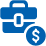 briefcase and dollar icon