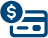 card with dollar sign icon