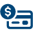 card with dollar sign icon