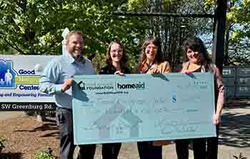 Check donation presentation