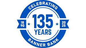 Celebrating 135 Years Banner Bank