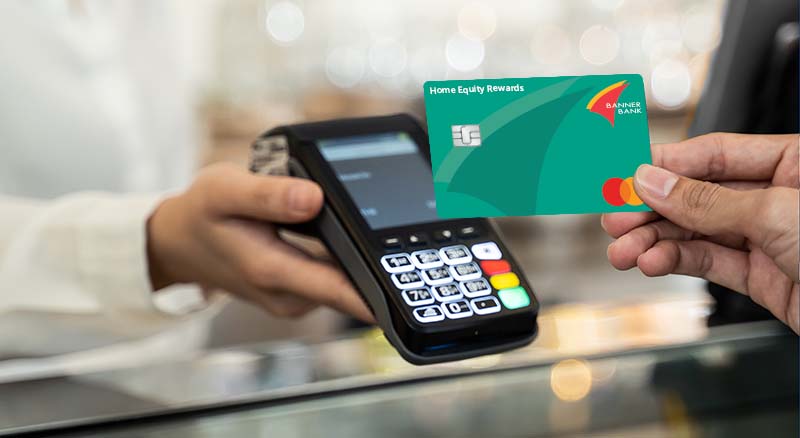 Pay for purchases with our HELOC Mastercard