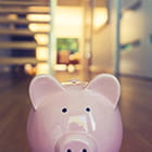 Personal Savings in a Piggy Bank