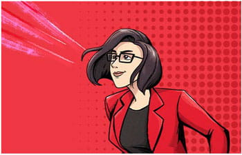 Radar Vision character sees your financial future