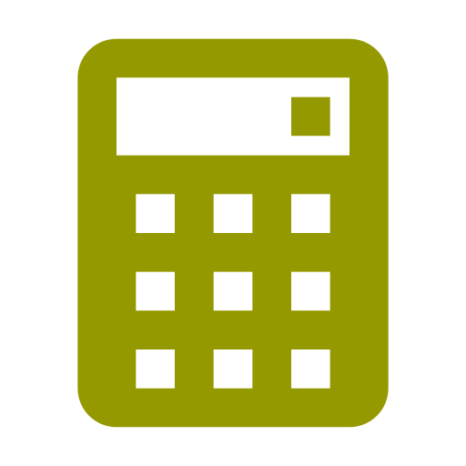 icon representing a calculator